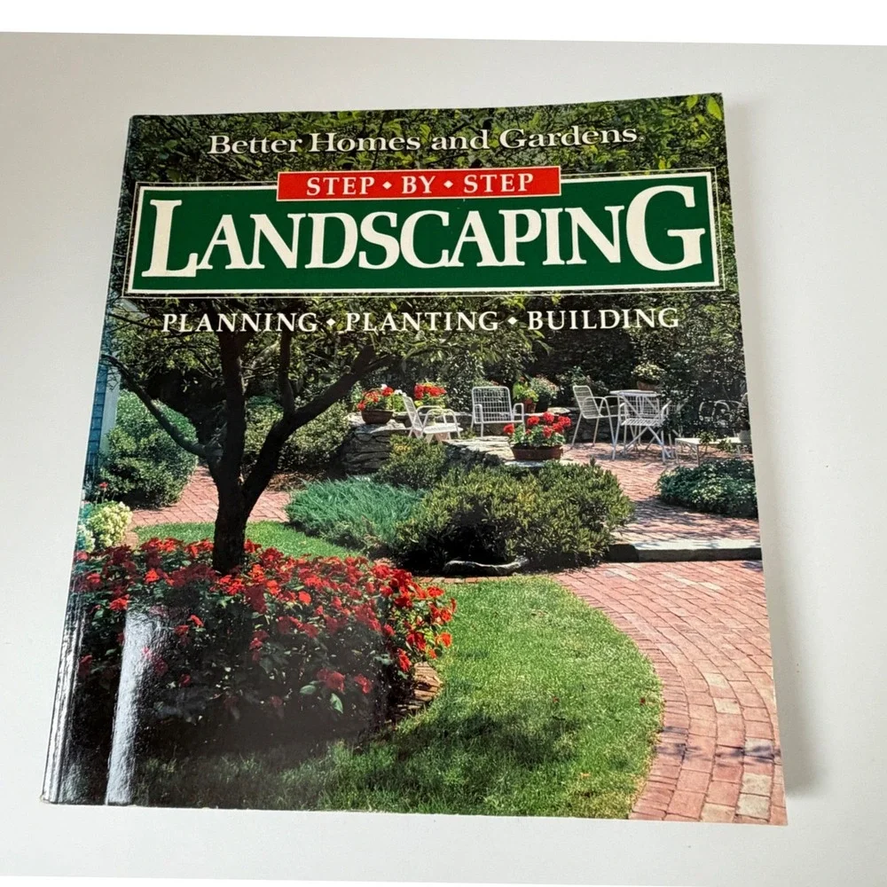Better Homes and Gardens Landscaping Book Set 2pc Green Home Garden DIY Guide